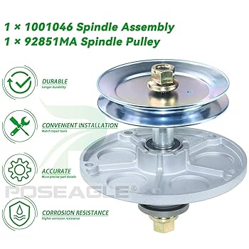 Amazon.com : POSEAGLE Pre-Greased 1001046 Spindle Assembly
